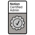 Notion Certified Admin badge