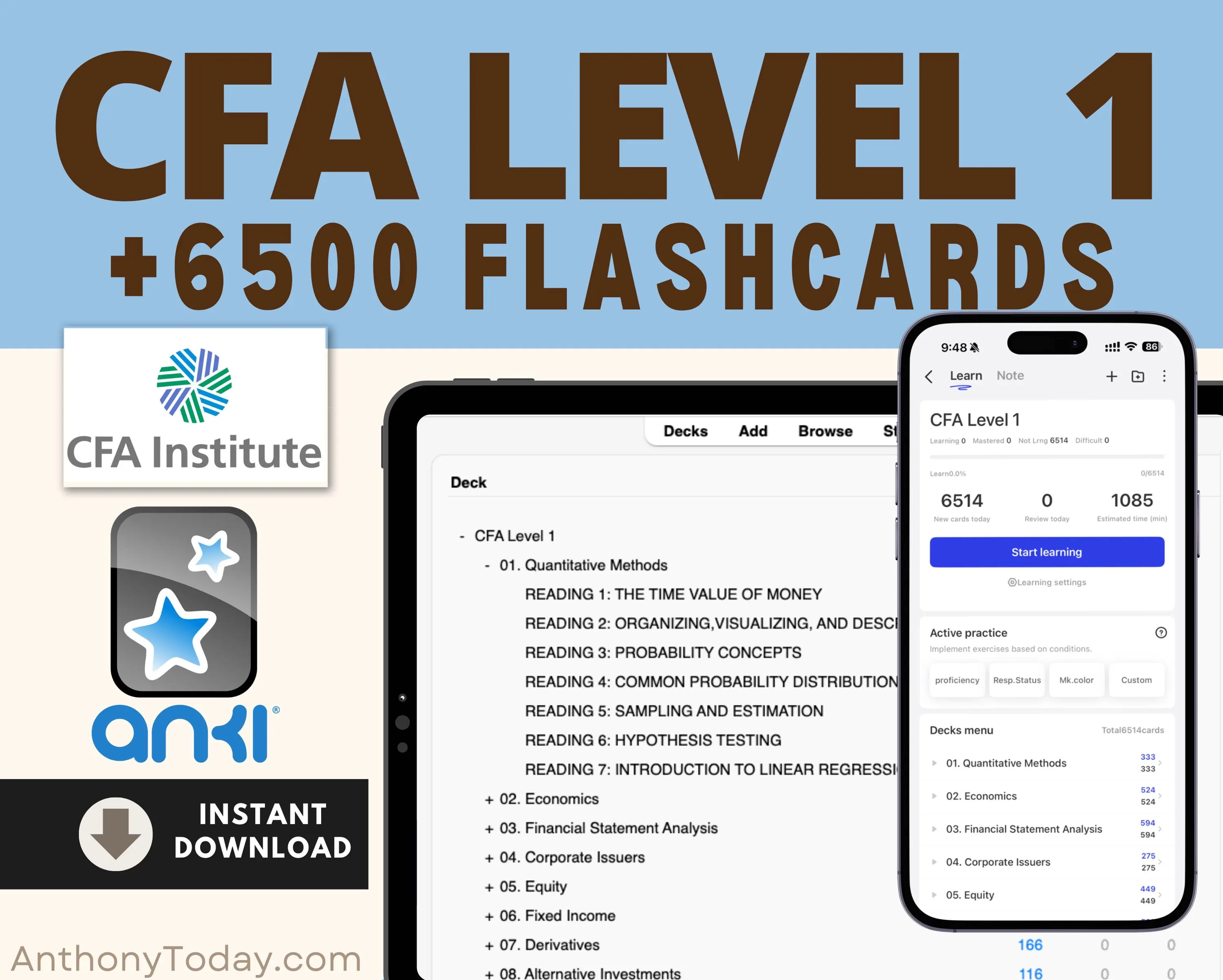 CFA Level 1 Flashcards