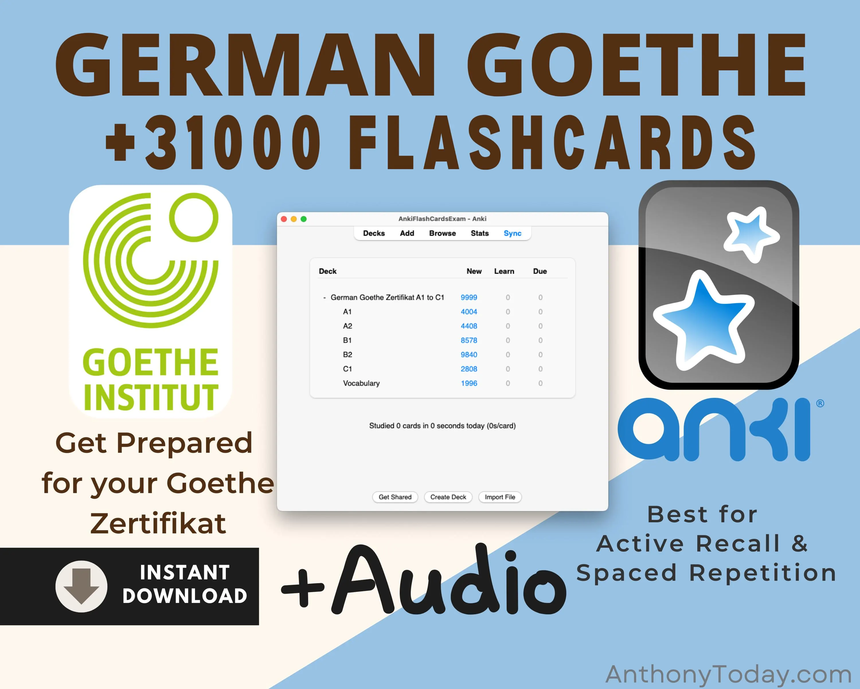 German Goethe Zertifikat Flashcards