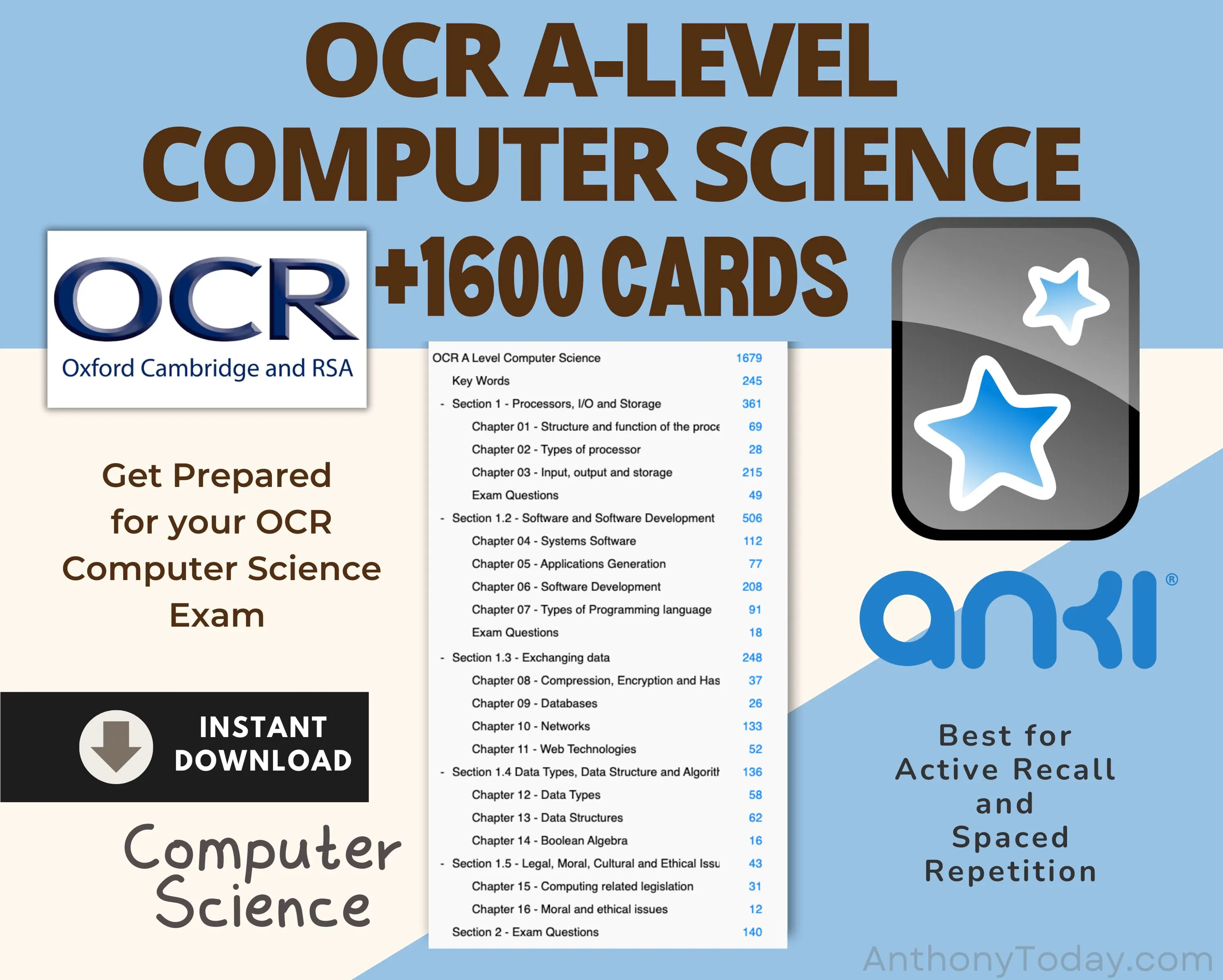 OCR A-Level Computer Science Flashcards