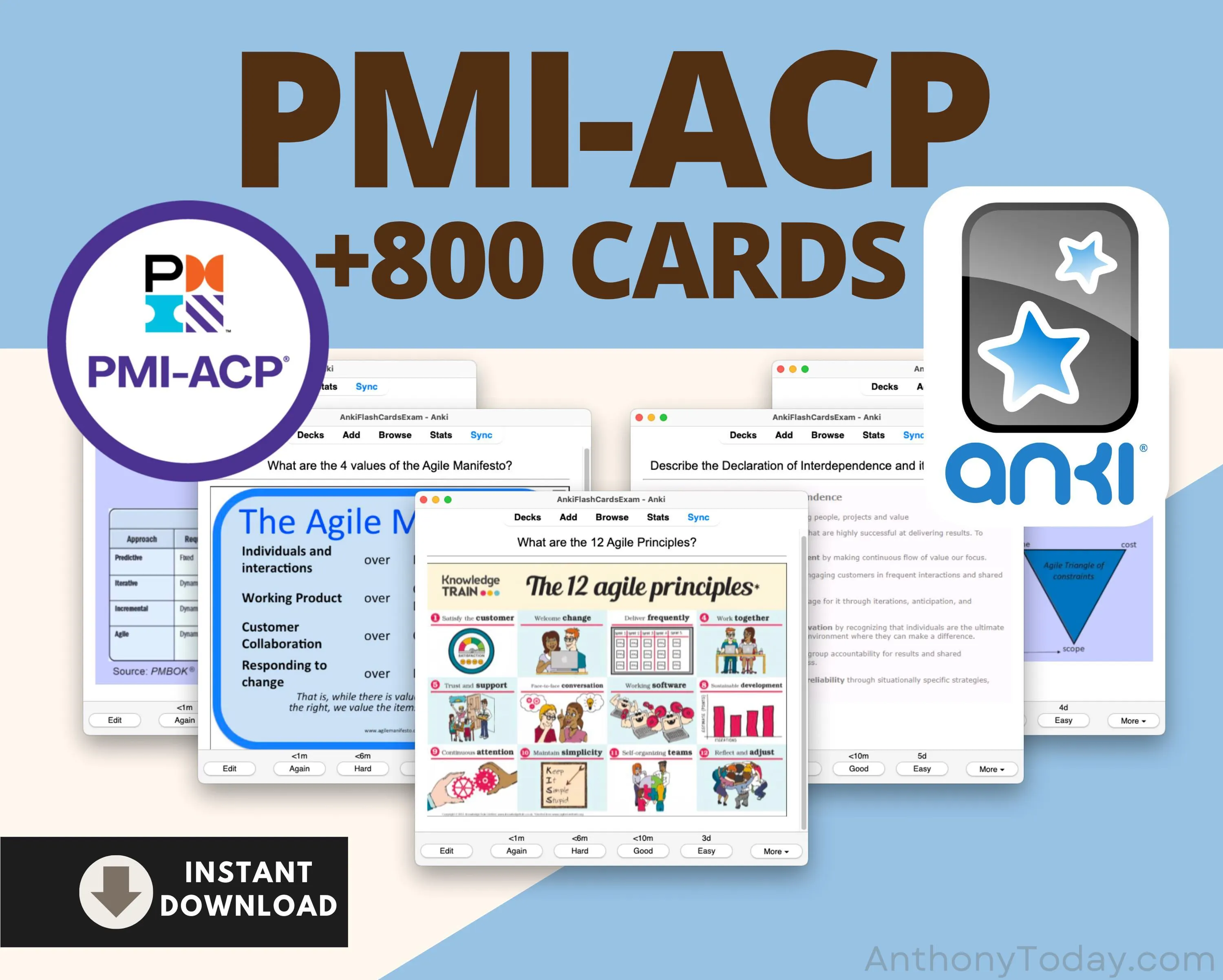 PMI-ACP Exam Prep Flashcards