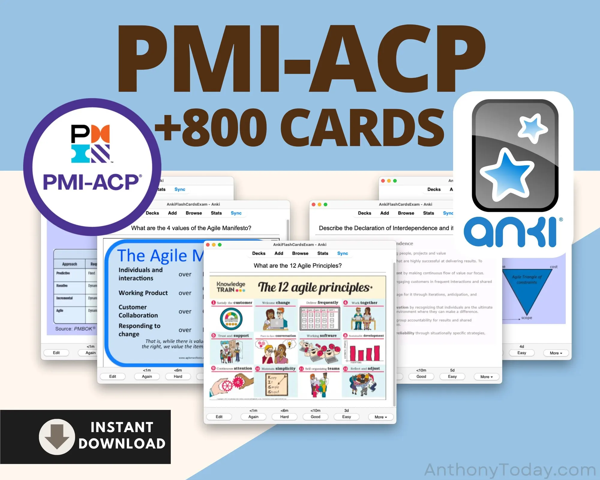 PMI-ACP Exam Prep Flashcards