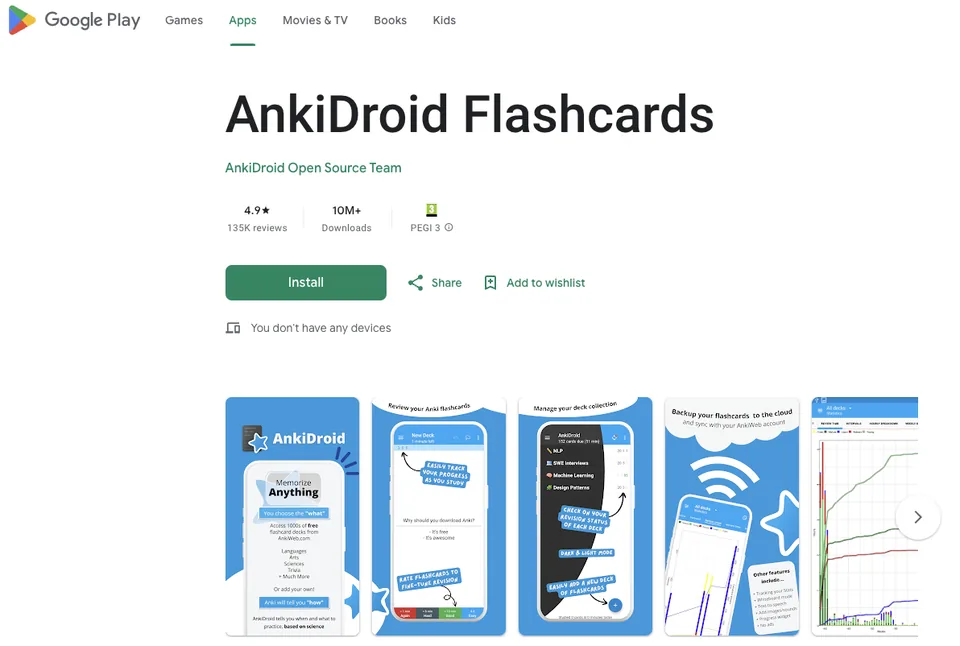 AnkiDroid Flashcards on Google Play