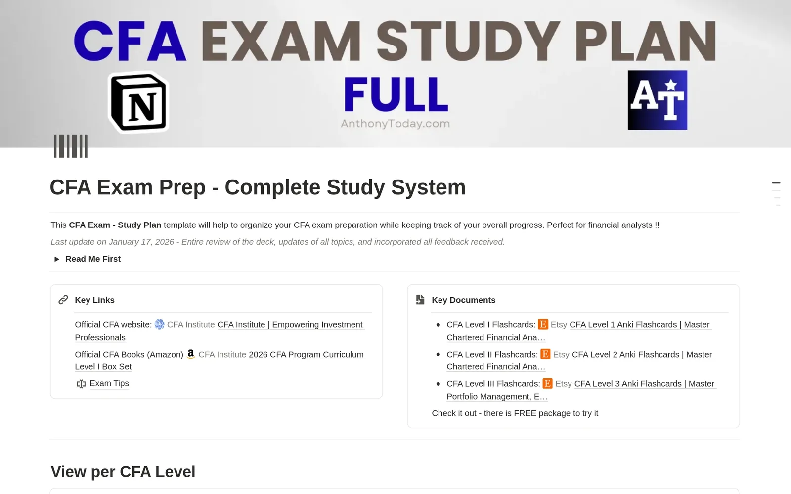 CFA Exam Prep, Complete Study System