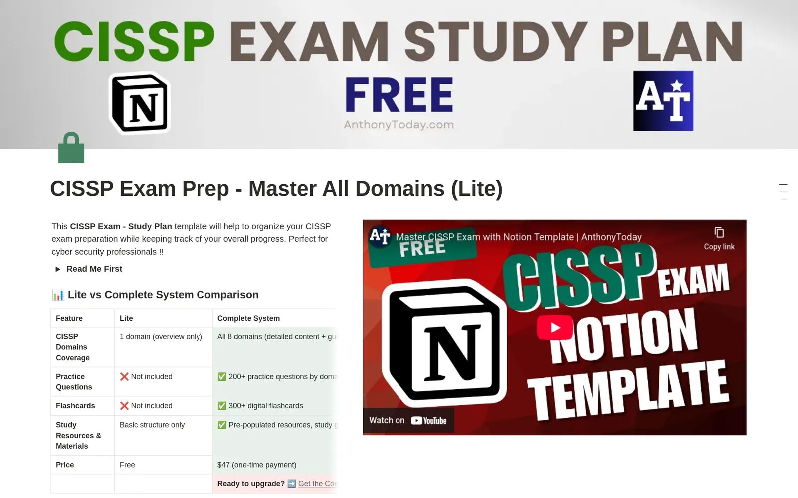 CISSP Exam Prep, Master All Domains (Lite)