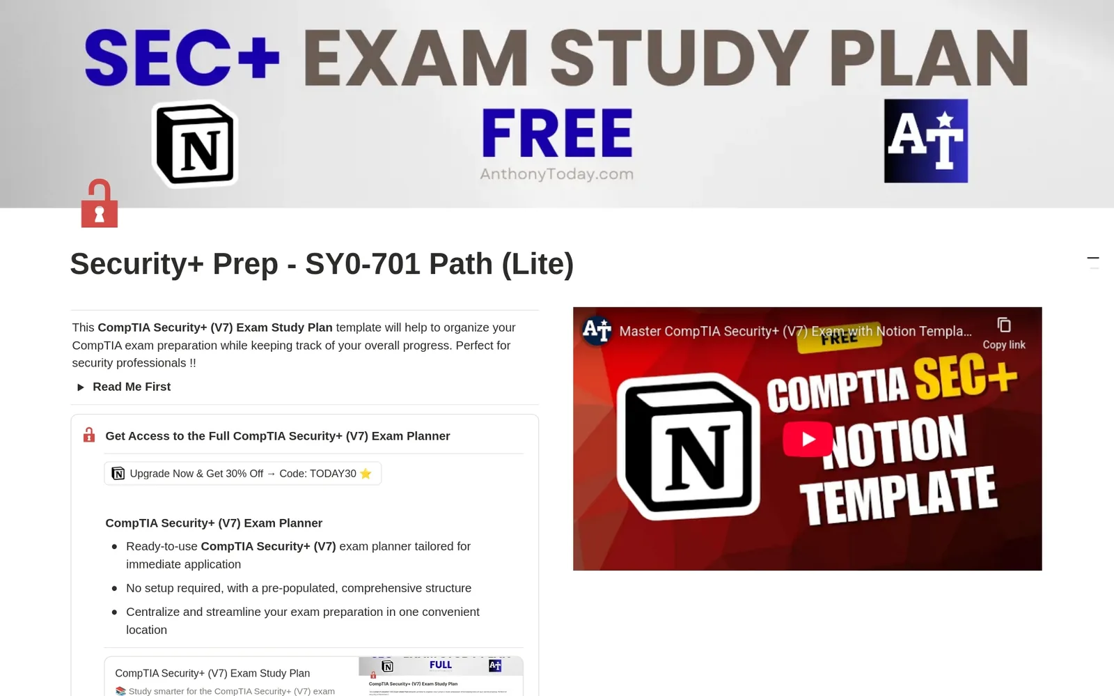 CompTIA Security+ Prep, V7 Path (Lite)