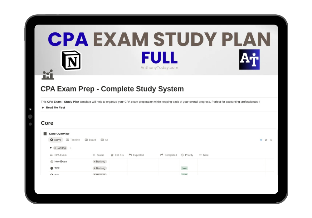 CPA Exam Prep, Complete Study System