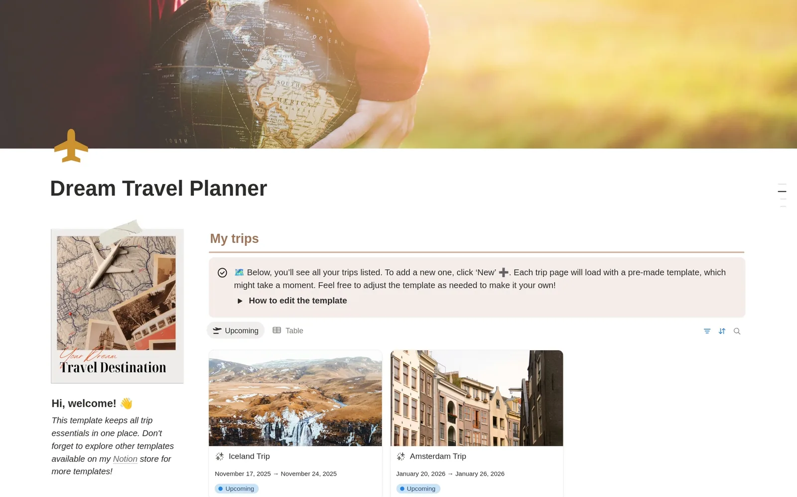Dream Travel Planner