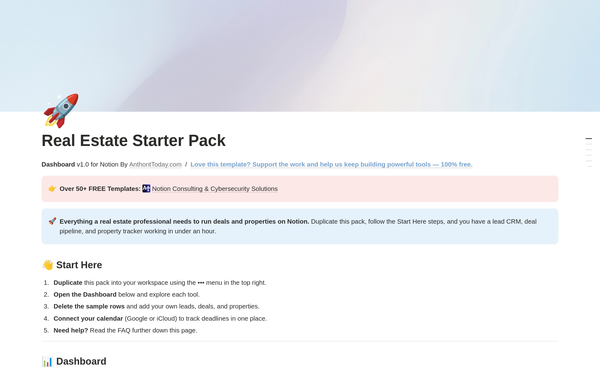Real Estate Starter Pack for Investors & Landlords