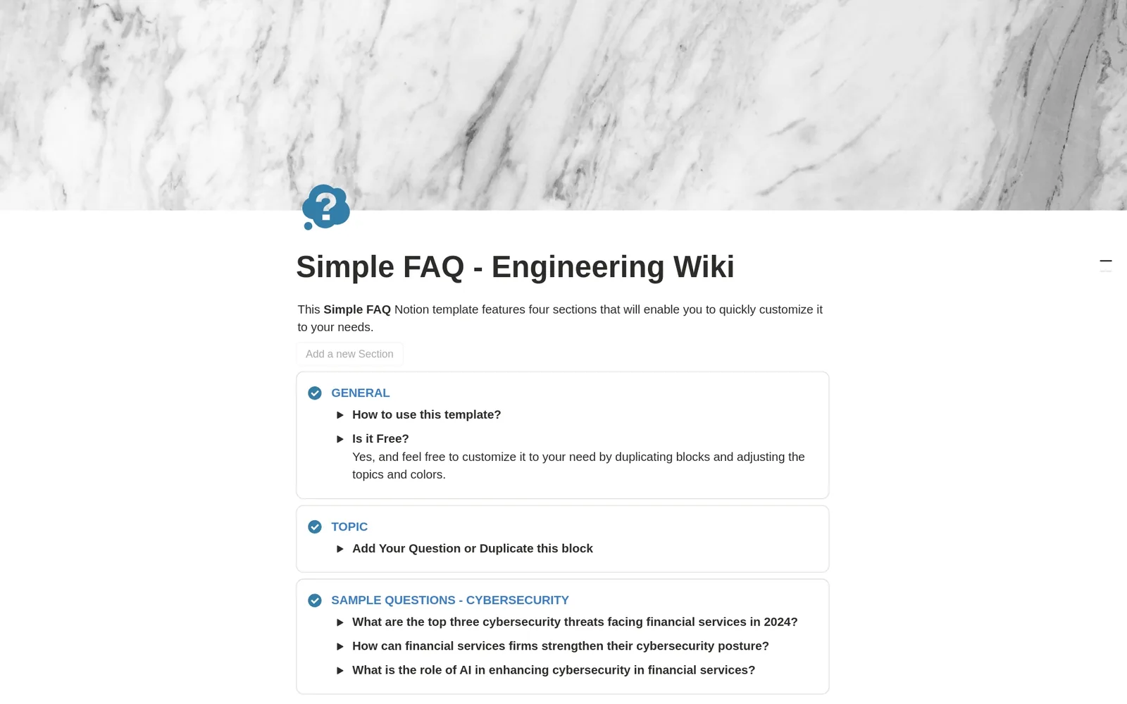 Simple FAQ, Professional